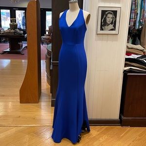 Alberto Makali Gorgeous Cobalt Blue Ball Gown Size 8/42